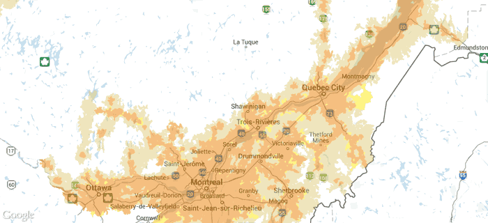 Fizz' network coverage