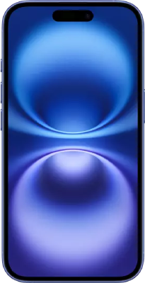 Front view of Iphone 16